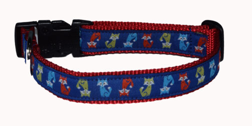 Foxes Dog Collar