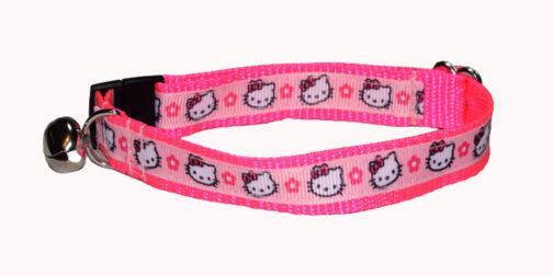 HelloKittyPinkCatCollar