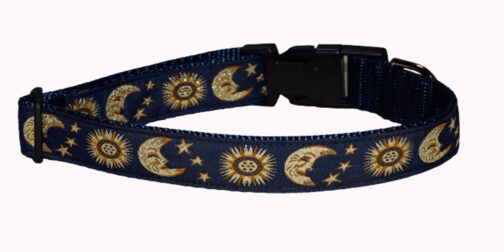 Sun Moon Stars Dog Collar