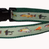 Trout Green Dog Collar