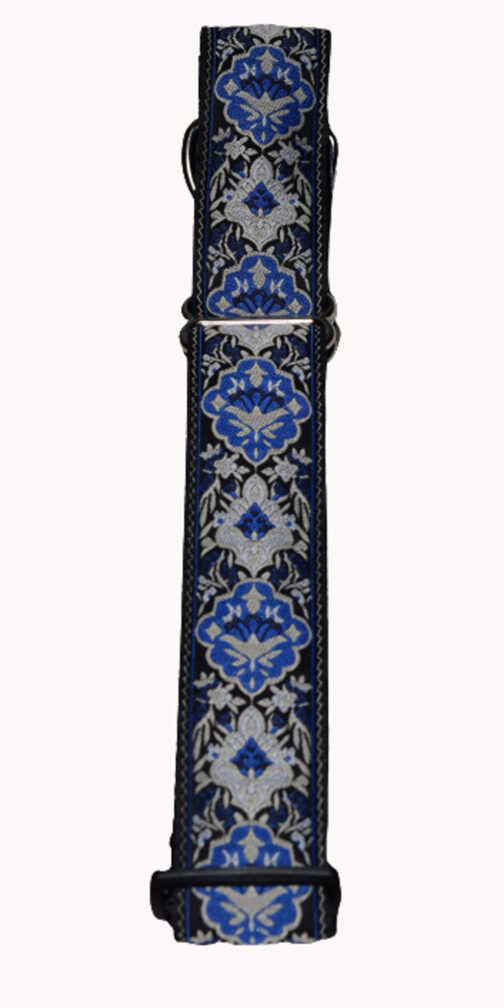 Wide Martingale Medallion Blue