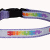 Autism Puzzle Lavender Dog and Cat Collars