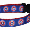 Captain America Dog Collar