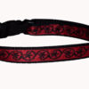 Flower Black Red Dog and Cat Collar