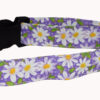 Flower Daisy Purple Cotton Dog Collar