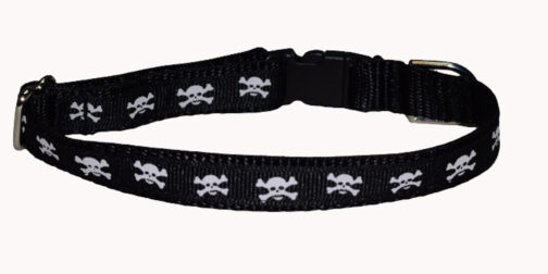 Skull and Crossbones Dog and Cat Collars