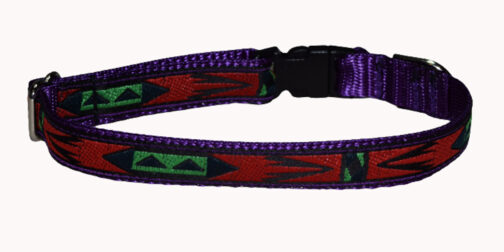 Southwest Purple Red Dog and Cat Collars