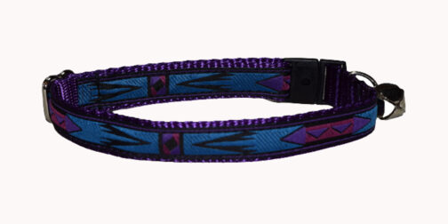 Southwest Purple Dog and Cat Collar