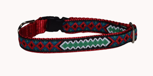 Southwest Red Dog and Cat Collar