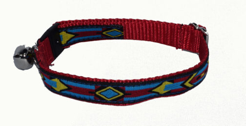 Southwest Turquoise Red Dog and Cat Collar