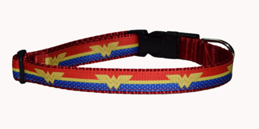 Wonder Woman Dog Collar