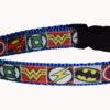 Super Hero Blue Dog Collar