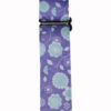 Wide Martingale Flowers Blue Purple