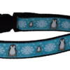 Penguins Blue Dog and Cat Collars