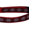 Snowflake Check Dog and Cat Collars